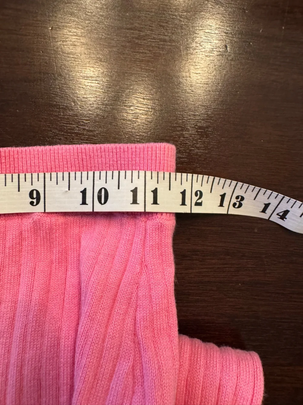 Free People Pink Ribbed Midi Skirt with Front Slit